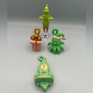 The Grinch Who Stole Christmas Figure and Accessories Dr. Seuss lot